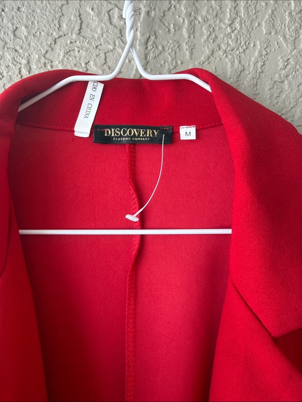Discovery Red Long Open-Front Camisole Cover-Up - Picture 2 of 3